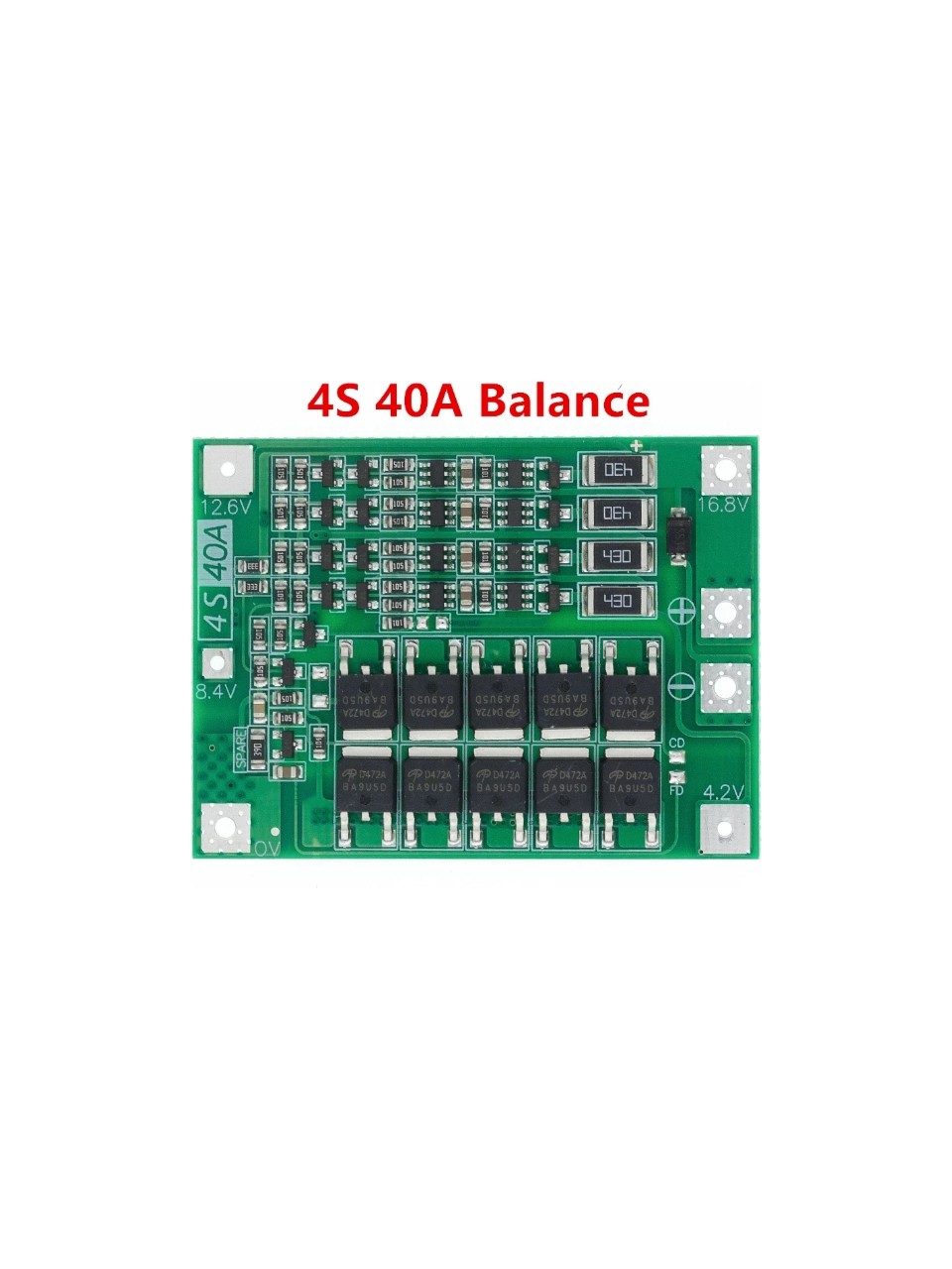 4S 40A Balanslı Lli-ion BMS