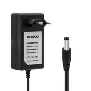 14.4V 1A 4S LiFePO4 Akü Şarj Cihazı LED Göstergeli