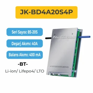JK BD4A20S4P 8-20S 40A Smart BMS – 0.4A Aktif Balanslı