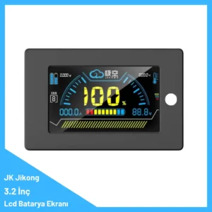 JK BMS 3.2 İnç Akıllı LCD Ekran - TFT Renkli Dokunmatik Batarya Monitörü (480x272)