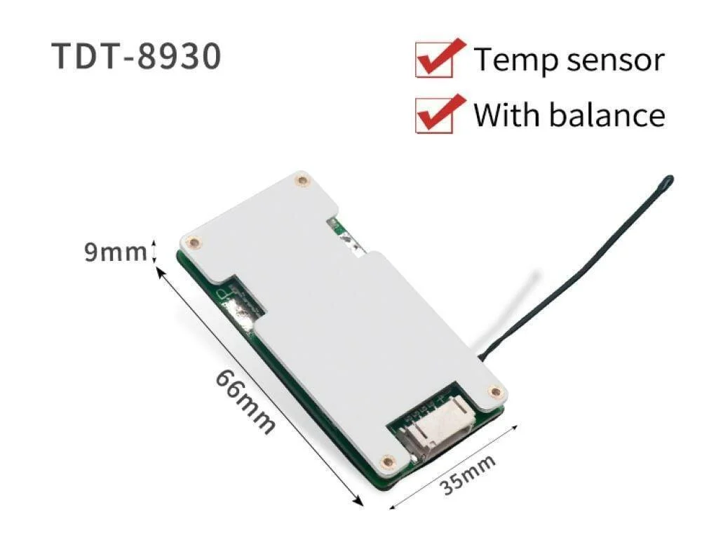 TDT 4S 20A Balanslı LiFePO4 Batarya BMS - Görsel 2