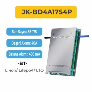 JK BD4A17S4P 8-17S 40A Smart BMS – 0.4A Aktif Balanslı
