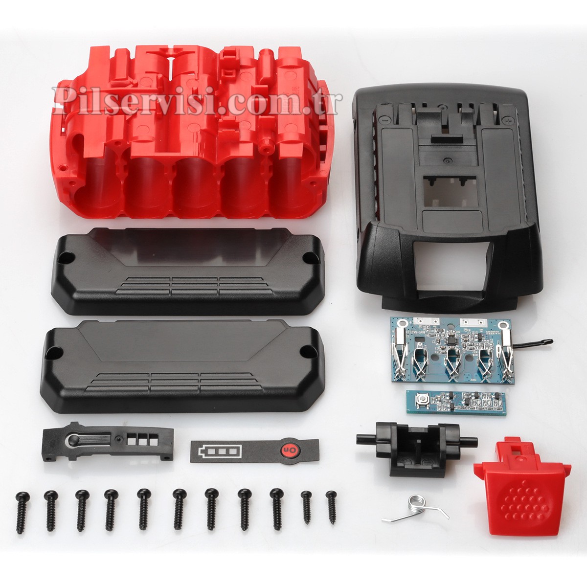 Bosch 18V Batarya Kasa Seti + BMS Pilsiz 10 Hücreli (5S2P) Li-ion Uyumlu - BMS'li - Görsel 2