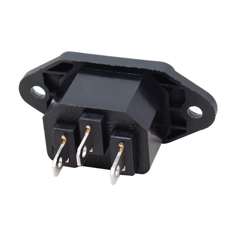 C7 Power Erkek Şase IC-212 Güç Soketi | IEC C7 Panel Tip Giriş - Görsel 2
