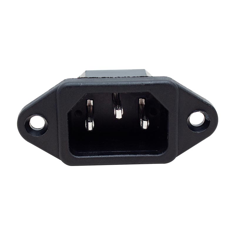 C7 Power Erkek Şase IC-212 Güç Soketi | IEC C7 Panel Tip Giriş