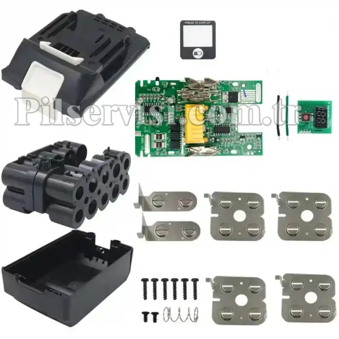 Makita 18V Batarya Kasa Seti 10 Pilli (5S2P) Pilsiz Li-ion Matkap Pil Gövdesi-BMS'li - Görsel 3