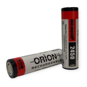 Orion 18650P Li-ion Pil 3.7V 2450mAh 12C Şarj Edilebilir Li-ion Pil