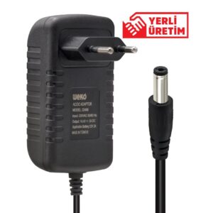 Weko 14.4 Volt 2 Amper 4S LiFePO4 Akü Şarj Cihazı - 5.5*2.5 mm Uçlu