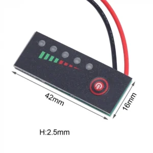 3S lityum pil şarj kapasite göstergesi 12.6V LED modül