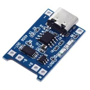 TP4056 Type-C 1S 3.7V LiPo Li-ion Pil Şarj Devresi - Pil Kutusu